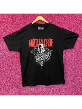 Motley Crue Dr Feel Good Album Cover Art Heavy Metal T-Shirt 2XL